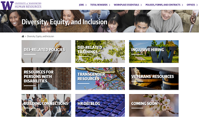 UWHR Diversity, Equity & Inclusion Website