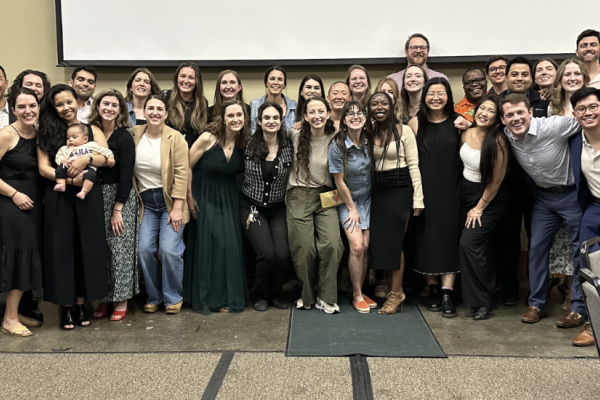 A picture of the graduating residents.